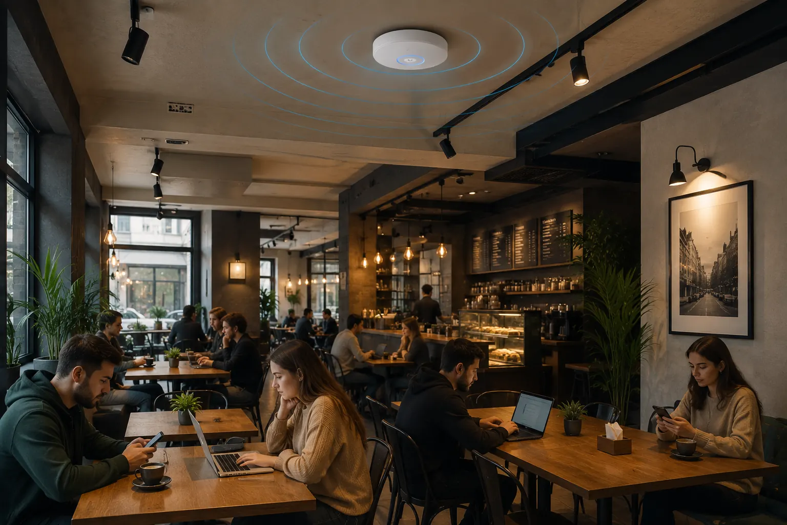 Kafe ve restoran network çözümü
