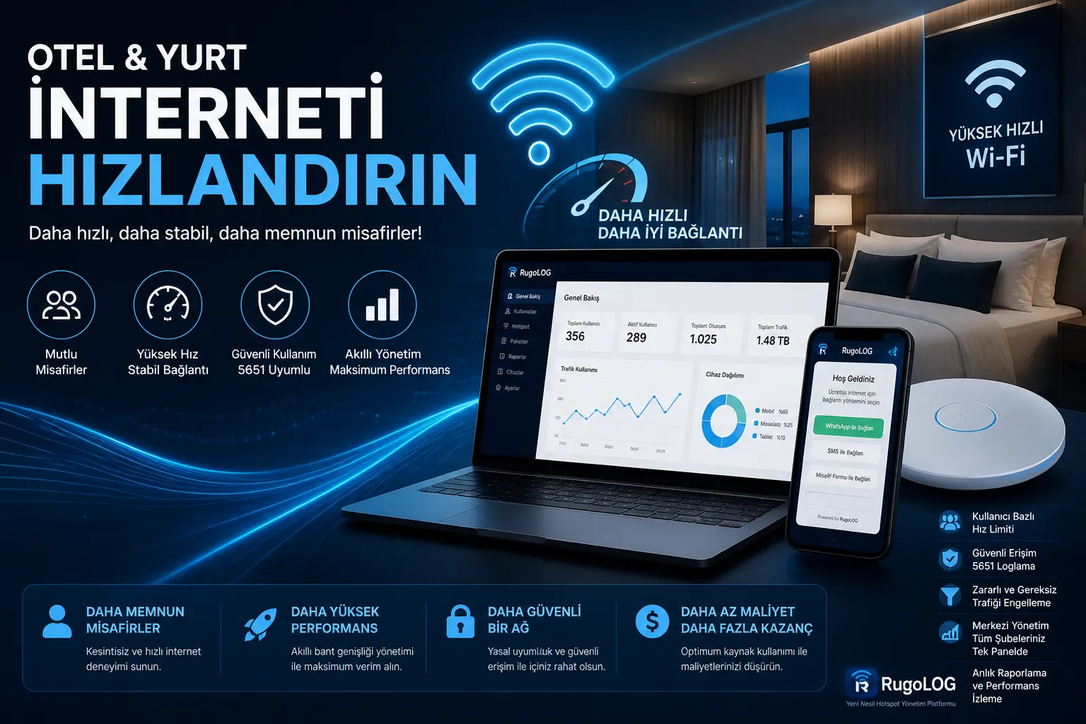 Otel ve Yurt İnterneti Nasıl Hızlandırılır? Performans Artırmanın 10 Etkili Yolu
